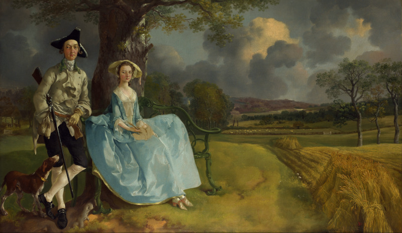 Mr and Mrs Andrews by Thomas Gainsborough